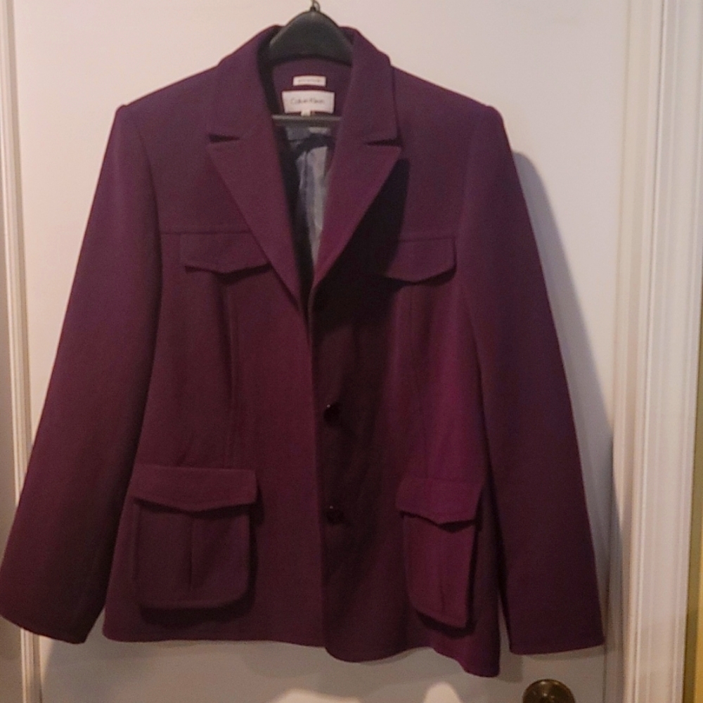 Calvin Klein plum women's jacket